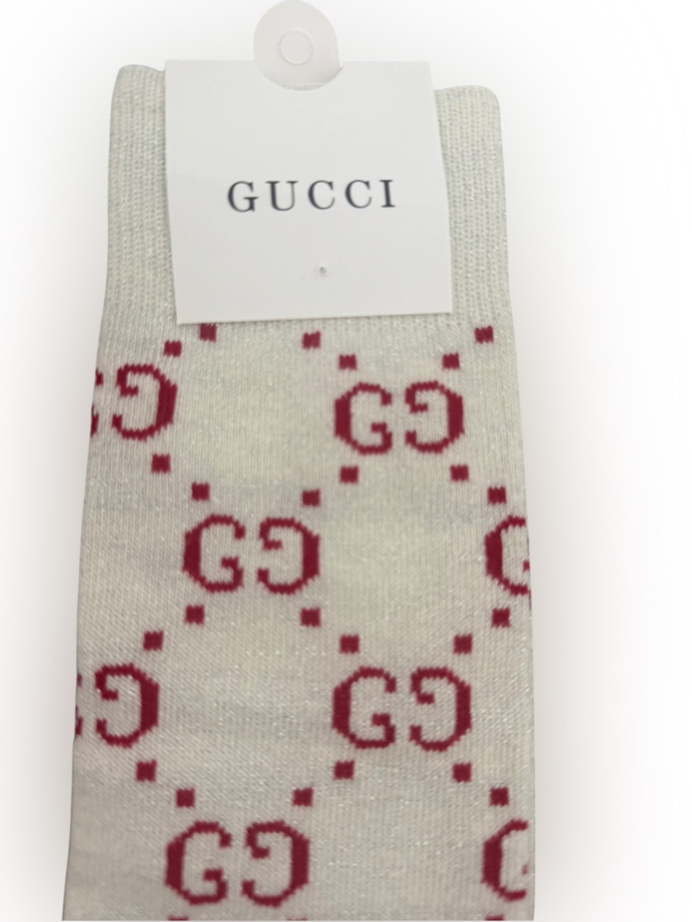 2 Pair Gucci Outlet Women’s Logo Socks - Picture 2 of 4